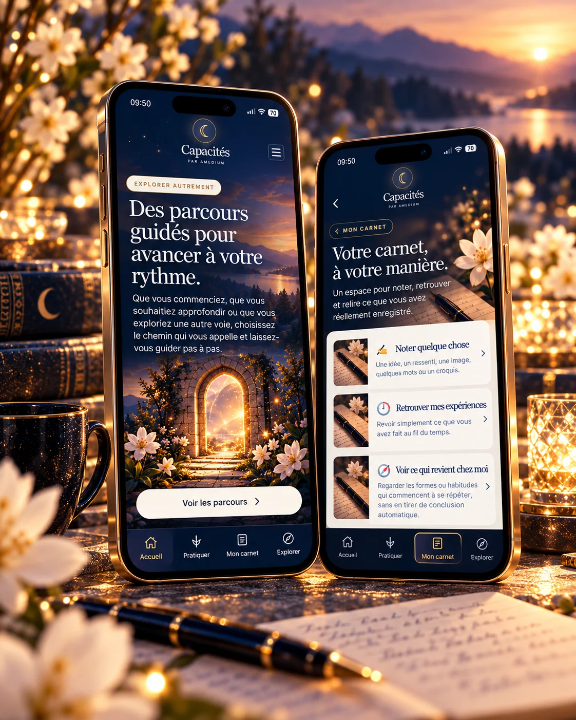 Capacités sur mobile
